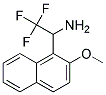 2,2,2-TRIFLUORO-1-(2-METHOXY-NAPHTHALEN-1-YL)-ETHYLAMINE Struktur