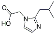 (2-ISOBUTYL-IMIDAZOL-1-YL)-ACETIC ACID Struktur