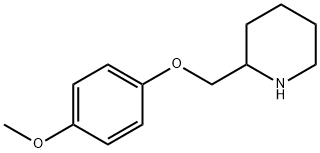 2-[(4-METHOXYPHENOXY)METHYL]PIPERIDINE Struktur