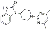 1-[1-(4,6-DIMETHYLPYRIMIDIN-2-YL)PIPERIDIN-4-YL]-1,3-DIHYDRO-2H-BENZIMIDAZOL-2-ONE Struktur