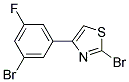 2-BROMO-4-(3-BROMO-5-FLUORO-PHENYL)-THIAZOLE Struktur