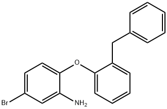 2-(2-BENZYLPHENOXY)-5-BROMOANILINE Struktur