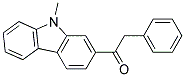 1-(9-METHYL-9H-CARBAZOL-2-YL)-2-PHENYL-ETHANONE Struktur