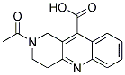 2-ACETYL-1,2,3,4-TETRAHYDROBENZO[B][1,6]NAPHTHYRIDINE-10-CARBOXYLIC ACID Struktur