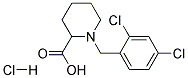 1-(2,4-DICHLORO-BENZYL)-PIPERIDINE-2-CARBOXYLIC ACID HYDROCHLORIDE Struktur