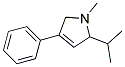 2-ISOPROPYL-1-METHYL-4-PHENYL-2,5-DIHYDRO-1H-PYRROLE Struktur