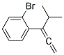 1-BROMO-2-(1-ISOPROPYL-PROPA-1,2-DIENYL)-BENZENE Struktur