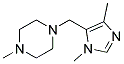 1-(3,5-DIMETHYL-3H-IMIDAZOL-4-YLMETHYL)-4-METHYL-PIPERAZINE Struktur