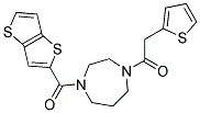 1-(THIENO[3,2-B]THIEN-2-YLCARBONYL)-4-(2-THIENYLACETYL)-1,4-DIAZEPANE Struktur