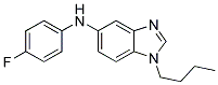 (1-BUTYL-1H-BENZOIMIDAZOL-5-YL)-(4-FLUORO-PHENYL)-AMINE Struktur