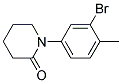 1-(3-BROMO-4-METHYL-PHENYL)-PIPERIDIN-2-ONE Struktur