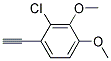 2-CHLORO-1-ETHYNYL-3,4-DIMETHOXY-BENZENE Struktur