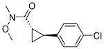 (1S,2S)-2-(4-CHLOROPHENYL)-N-METHOXY-N-METHYLCYCLOPROPANECARBOXAMIDE Struktur