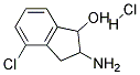 2-AMINO-4-CHLORO-INDAN-1-OL HYDROCHLORIDE Struktur