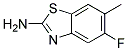 2-AMINO-5-FLUORO-6-METHYLBENZOTHIAZOLE Struktur