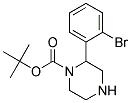 2-(2-BROMO-PHENYL)-PIPERAZINE-1-CARBOXYLIC ACID TERT-BUTYL ESTER Struktur