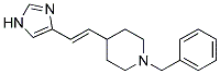 1-BENZYL-4-[2-(1H-IMIDAZOL-4-YL)-VINYL]-PIPERIDINE Struktur