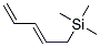 (2,4-PENTADIENYL)TRIMETHYLSILANE Struktur
