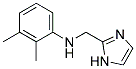 (2,3-DIMETHYLPHENYL)(IMIDAZOL-2-YLMETHYL)AMINE Struktur