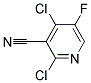 2,4-DICHLORO-3-CYANO-5-FLUORO PYRIDINE Struktur