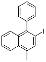 2-IODO-4-METHYL-1-PHENYL-NAPHTHALENE Struktur