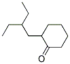 2-(BETA-ETHYLBUTYL)-1-CYCLOHEXANONE Struktur