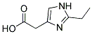 (2-ETHYL-1H-IMIDAZOL-4-YL)-ACETIC ACID Struktur