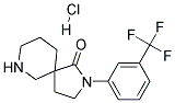 2-(3-(TRIFLUOROMETHYL)PHENYL)-2,7-DIAZASPIRO[4.5]DECAN-1-ONE HYDROCHLORIDE Struktur