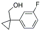 [1-(3-FLUORO-PHENYL)-CYCLOPROPYL]-METHANOL Struktur