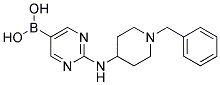 (2-[(1-BENZYLPIPERIDIN-4-YL)AMINO]PYRIMIDIN-5-YL)BORONIC ACID Struktur