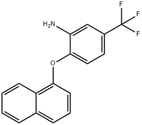 2-(1-NAPHTHYLOXY)-5-(TRIFLUOROMETHYL)ANILINE Struktur