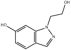 1-(2-HYDROXY-ETHYL)-1H-INDAZOL-6-OL Struktur