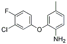 2-(3-CHLORO-4-FLUOROPHENOXY)-4-METHYLPHENYLAMINE Struktur