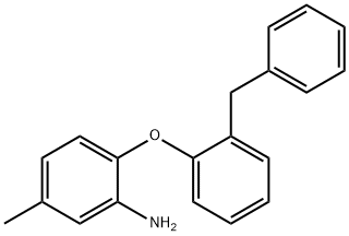 2-(2-BENZYLPHENOXY)-5-METHYLANILINE Struktur