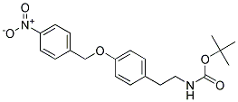 (2-[4-(4-NITRO-BENZYLOXY)-PHENYL]-ETHYL)-CARBAMIC ACID TERT-BUTYL ESTER Struktur