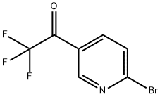 1-(6-BROMO-PYRIDIN-3-YL)-2,2,2-TRIFLUORO-ETHANONE Struktur