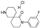 2-(3-FLUOROPHENYL)-2,8-DIAZASPIRO[5.5]UNDECAN-1-ONE HYDROCHLORIDE Struktur