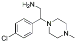 2-(4-CHLORO-PHENYL)-2-(4-METHYL-PIPERAZIN-1-YL)-ETHYLAMINE Struktur