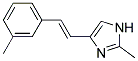 2-METHYL-4-(2-M-TOLYL-VINYL)-1H-IMIDAZOLE Struktur