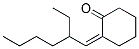 2-[2-ETHYL-HEX-(Z)-YLIDENE]-CYCLOHEXANONE Struktur