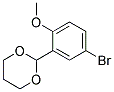 1-BROMO-3-(1,3-DIOXAN-2-YL)-4-METHOXYBENZENE Struktur