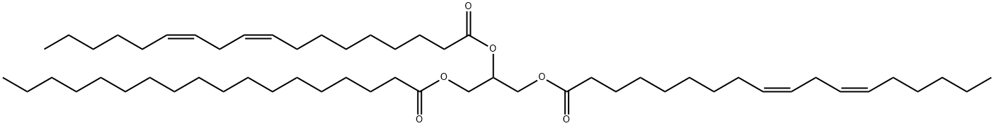 1,2-Dilinoleoyl-3-Stearoyl-rac-glycerol Struktur