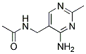 2-methyl-4-amino-5-acetamino methylpyrimidine Struktur