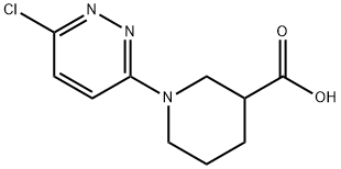 1-(6-Chloropyridazin-3-yl)piperidine-3-carboxylic acid Struktur