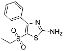 2-Amino-5-(ethylsulphonyl)-4-phenyl-1,3-thiazole Struktur