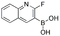 2-Fluoro-3-quinoline boronic acid Struktur