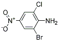 2-Bromo-4-Nitro-6-Chloroaniline Struktur