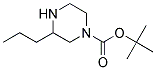 1-Boc-3-propyl-piperazine Struktur