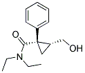 (1S,2R)-2-HYDROXYMETHYL-1-PHENYL-CYCLOPROPANECARBOXYLIC ACID DIETHYLAMIDE Struktur