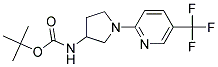 [1-(5-TRIFLUOROMETHYL-PYRIDIN-2-YL)-PYRROLIDIN-3-YL]-CARBAMIC ACID TERT-BUTYL ESTER Struktur